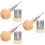 3Sets DIY Schmuckwerkzeug Perlenhalter Holz Bunt Handlich 9