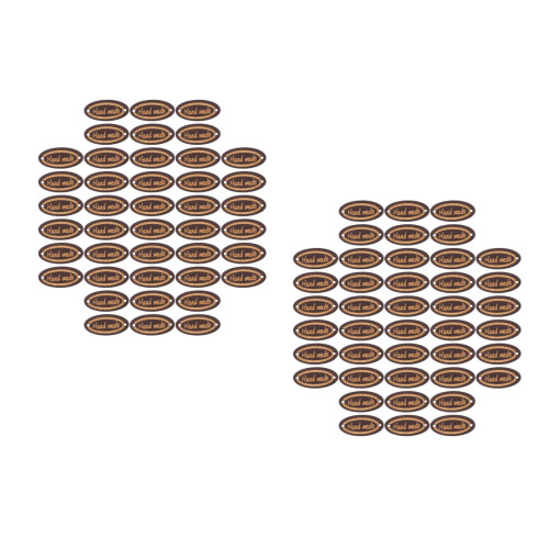 200Stk Handgefertigte Holzlabels Für Accessoires Und Textilien 2