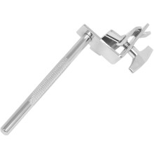 2Stk Cowbell Halteclip Für Schlagzeug Aus Robustem Metall Silberfarben
