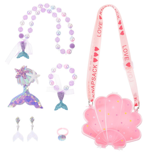 4Sets Kinder Schmuckset Kunststoff Armbänder Set 1