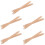 10Stk Holz Strick- Und Webschiffchen Beige Robust Für DIY Handarbeit 8