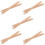 10Stk Holz Strick- Und Webschiffchen Beige Robust Für DIY Handarbeit 10