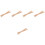 10Stk Holz Strick- Und Webschiffchen Beige Robust Für DIY Handarbeit 6