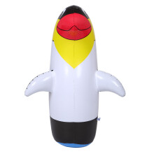 3Pcs Inflatable Tumbler Penguin Toys PVC Multi- Party Decor