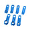 21Pièces Outils Auto Ligne Refroidissement ABS Bleu Résistants 1