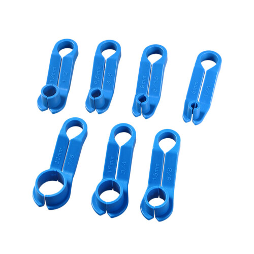 21Pièces Outils Auto Ligne Refroidissement ABS Bleu Résistants