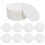 100Pièces Plateau Mini Gâteau Rond Papier Blanc Base Mousse Cupcake 10