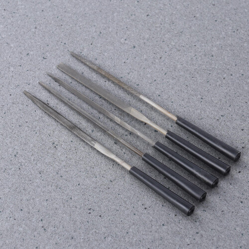 5Pièces Râpe Bois Outil À Façonner Confortable Noire Durable 2