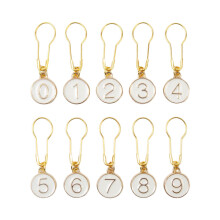 10Pcs Stitch Markers Multifunction 0-9 Number for Weaving Sewing Spare