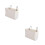2Pièces De Rangement Feutre Pour Lit Dormir 5