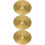 3St Professionele Drum Cymbal Set, Gelegeerd Messing Gouden Percussie 9