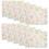80Pièces Nappes Réutilisables Enfants Multicolores Pour Chaise 1