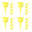 20Pièces Mesureur Pluie Pour Jardin Plastique 8