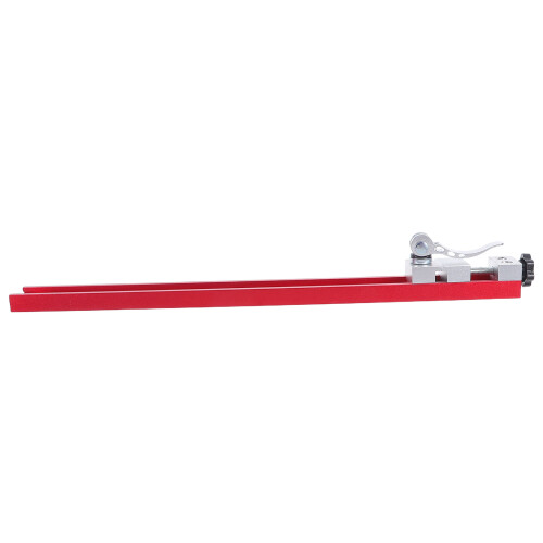 3Pièces Guide Rail Aluminium Rouge, Base Réglable Pour Scie