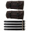 8Pièces Boîte De Rangement Outils Marron Cuir PU Durable 1