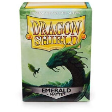 Arcane Tinmen Dragon Shield Matt Sleeves Emerald - 100 Sleeves - Board Game