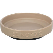 Kattenvoerbak - Trixie - Be Nordic - Keramiek/rubber - Antislip - Rond