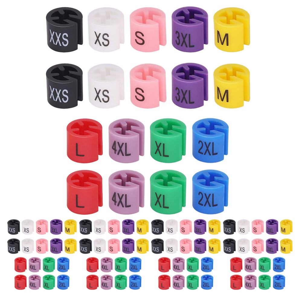 Photos - Other Office Equipment 2250Pcs Multipurpose Plastic Clothes Hanger Size Tags Markers