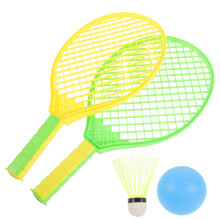 2Ensembles Kit Badminton Enfants Surface Large