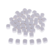 50Pieces Square Edge Blank Dices D6 Six Sided RPG Gaming Dice Gift 18m