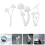 36Pièces Mini Champignons En Plastique Pour Modèles DIY Décor 10