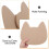 1Set Durable Wood Pottery Plate Mold Animal Shape Ceramic Craft Tool 8
