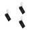 3Pièces Montre Clé Digital Noire Suspendue Pour Usage 7