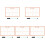 5Pièces Tableau Hebdomadaire Auto-Adhésif Réutilisable PVC 4