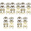 40Pcs Bright Assorted Color Paper New Year Costume Glasses Frames 4