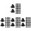 400Pcs Durable Black Plastic Locking Pin Backs for Craft Making 4