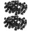 400Pcs Durable Black Plastic Locking Pin Backs for Craft Making 3