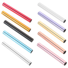20Pcs Nail Brush Metal Caps Colorful Sealing Covers for Polish Pens