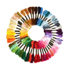 50Pièces Fils Multicolores Doux Pour Broderie Artisanat