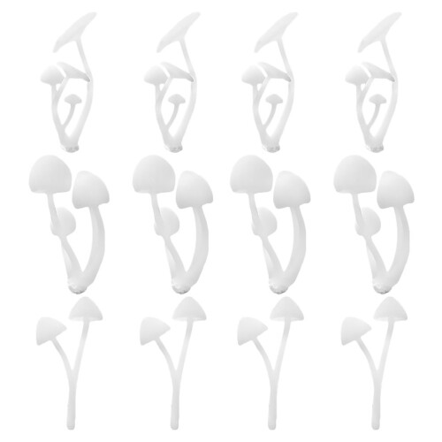 36Pièces Mini Champignons En Plastique Pour Modèles DIY Décor 1
