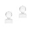 2St Acryl Eyeshadow Press Tool Transparant Voor Snelle Make-Up 6