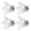 8Pcs White Sea Cabinet Pull Knobs for Home Decor 2