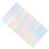 5Pcs Waterproof Pet Stickers Assorted Colors Reflective Numbers 2