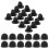 400Pcs Durable Black Plastic Locking Pin Backs for Craft Making 2