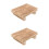 2Pièces Bois Pied Chambre Et Multi Couleur 5