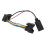 4Pcs Auto Audio Module ABS Hands-Free Aux Cable for Car 3