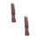 2Pcs Durable Bamboo Acoustic Pocket Guitar 6 String 4 8