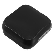3Pcs Shockproof Hearing Aid Case Black ABS Portable Drying Organizer