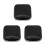 3Pcs Shockproof Hearing Aid Case Black ABS Portable Drying Organizer 8