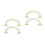 4Pcs PU Pull Handles for Luggage Toolbox Musical Box Versatile DIY Use 6