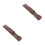 2Pcs Durable Bamboo Acoustic Pocket Guitar 6 String 4 6