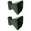 2Pcs Lightweight Green Steel for Outdoor Target Setup 7