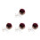 4Pcs Decorative Vintage Sewing Pin Soft Fabric Cushions 10