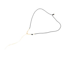 4Pcs Lightweight Black Necklace Rope for Pendant and Lanyard Use