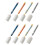 8Pcs Long Handle Baby Bottle Brushes Assorted Color Detachable Cleaner 3