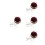 4Pcs Decorative Vintage Sewing Pin Soft Fabric Cushions 6